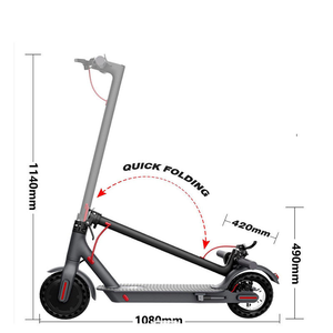 <span class=keywords><strong>Trottinette</strong></span> <span class=keywords><strong>électrique</strong></span> pliable JLM S027 350W, pneus pneumatiques de 8,5 pouces, vitesse maximale de 25 km/h, batterie 36V 6Ah, pour adultes - Product Image 4