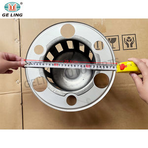 Universelle 17,5 Zoll 6-Loch Edelstahl Radnabenverkleidung für Pickup und LKW von Isuzu, Toyota, <span class=keywords><strong>Hino</strong></span>, Nissan, Mitsubishi - Product Image 3