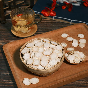 โสมภูเขาฉางไป๋แบบขายส่ง หั่นเป็นชิ้น ขนาด 1.4 ซม. น้ำหนัก 500 กรัม สารตกค้างจากยาฆ่าแมลงต่ำ เหมาะสำหรับชงชา รับผลิตแบบ OEM - Product Image 2