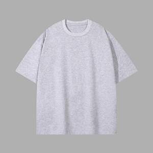 Tシャツバルクプレーンコットン特大メンズTシャツカスタムロゴヘビー級240 GSMアシッドウォッシュヴィンテージ高級ブランド - Product Image 3