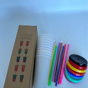 Venta al por mayor Taza con cambio <span class=keywords><strong>de</strong></span> color según la temperatura Vaso <span class=keywords><strong>de</strong></span> café <span class=keywords><strong>de</strong></span> plástico engrosado <span class=keywords><strong>de</strong></span>  Vaso hermético y único - Product Image 6