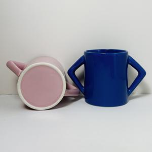 Custom <b>Ceramic</b> Mug With Handle Single <b>Cup</b> For Giveaways Zibo Origin Spring 2013 Part Number 7111 - Product Image 4