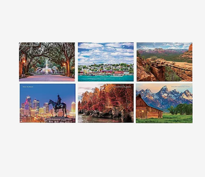 Calendarios <span class=keywords><strong>de</strong></span> Pared Espirales con Paisajes Americanos Personalizados 2027, Logotipo Personalizado, Regalo Promocional, Venta al Por Mayor, Calidad Premium - Product Image 3