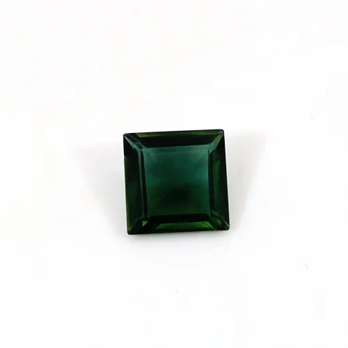 Natural Green Tourmaline Hydro 4.25 Cts Square Cut 10x10mm Loose Gemstone