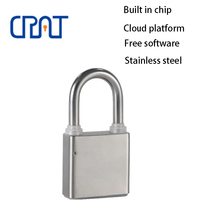 Logiciel de gestion des serrures de porte d'hôpital CRAT, facile à installer, cadenas passif, portes en verre, aluminium, bois, acier, stockage de données sur le cloud