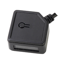 Personalizable USB RS232 con cable lector de código de barras motor barato personalizable Code128 EAN13 QR código escáner Placa de prueba Stock COM