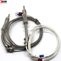 Sensor Suhu Pegas yang Dapat Disesuaikan, Produksi Pabrik, Termokopel Kompresi dalam tipe K/E/T/J/PT100/PT1000