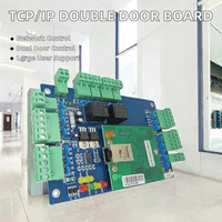 Panel de Control de Acceso TCP/IP RJ45 de 2 Puertas, Entrada Wiegand 26/34, Salida de Relé, Software Gratuito y SDK API, Control Remoto