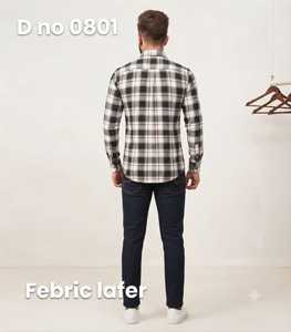 Camisas de Fiesta Lisas LAFAR 30x30 para Hombre en Varios Colores Sólidos, Manga Larga, Formales, con Botones, Elegantes para Oficina - Product Image 3