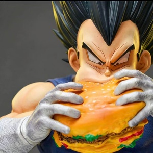 Figurine d'action Dragon Ball <span class=keywords><strong>Vegeta</strong></span> Hamburger, Nouveau Produit, Merchandising Anime, Ornement de Bureau, Cadeau Décoratif, Collection - Product Image 3