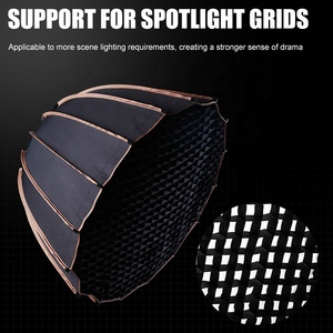 Zsyb Sản phẩm mới màu đen sâu cổng Softbox Kit 90cm nhiếp ảnh ảnh ảnh studio softbox - Product Image 2
