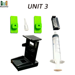 Cartouche de recharge d'encre pour imprimante <span class=keywords><strong>HP</strong></span>, Kit d'outils avec 2 pièces de tampons en caoutchouc, adapté aux modèles 816, 817, 818, 901, 21, 22, 802, 56, 57, 74, 75, 6061, <span class=keywords><strong>860</strong></span>, 861 - Product Image 6