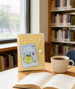 Quaderno a Fogli Mobili Trasparente con Griglia Gialla, Stile Fresco e Carino, Personalizzabile all'Ingrosso per Negozi di Cancelleria Studentesca - Product Image 3