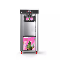 Machine à crème glacée au lait mou automatique professionnelle commerciale nouvelle condition vente chaude conception de flocon de neige tourbillon pour les cafés