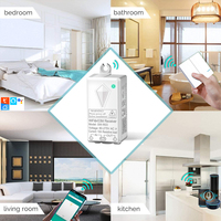 Smart Home Life 2 Gang WIFI Télécommande Interrupteur d'éclairage sans fil Slimme Lichtschakelaar Interrupteurs muraux pour maison intelligente