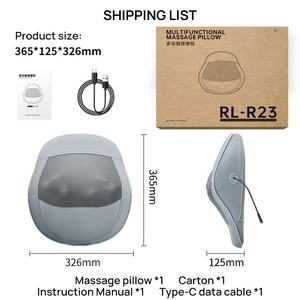 Nacken massage gerät mit Heat Car Massage Stuhl polster Kneten des Rücken massage geräts für die Verwendung im Home <span class=keywords><strong>Office</strong></span>-Sitz - Product Image 6