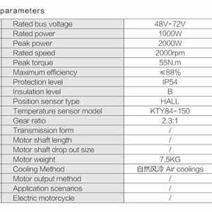 Mô tơ xe máy điện trực tiếp từ nhà máy, kiểu dây dẹt, mô tơ điện xe máy dẫn động giữa - Product Image 6