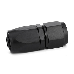 <b>Hose</b> Connector <b>End</b> Fitting 90 Degree Rotating Oil Pipe Connector Black Metal Auto Connectors - Product Image 4