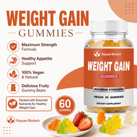 Gummies sans produits laitiers, sans allergènes de soja ni de noix, sans gélatine, à la créatine, pour adultes, pour les ectomorphes, pour la prise de masse, la musculation et la prise de poids, pour le développement musculaire