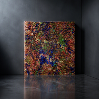 Feuilles de plastique celluloid colorées imitation nacre, feuilles de cellulose imitant une vraie coquille, laminées avec une feuille décorative en acrylique PMMA