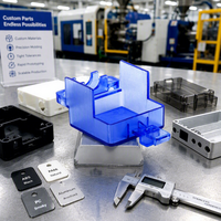 Fabricant de moulage par injection plastique, boîtier en plastique moulé sur mesure, boîtier en plastique étanche PP/ABS/PC/PA