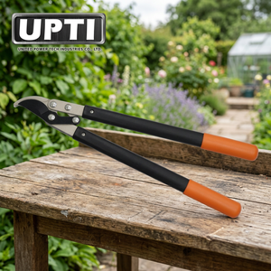 Sécateur de jardin professionnel de 57 cm, fabriqué à Taïwan, chromé, antiadhésif, de haute qualité, à action combinée - Product Image 2