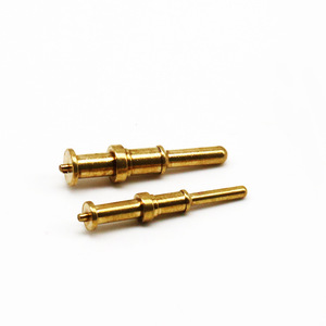 Connecteurs en cuivre à broches en T, diamètre 20 mm, à trou traversant, personnalisables, usinés, en laiton et cuivre électroplaqué, pour applications LED - Product Image 1