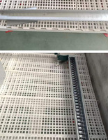 Nouveau Sol pour volailles de type A pour usage agricole, en acier galvanisé à chaud et plastique, antidérapant, facile à nettoyer, durable, longue durée de vie
