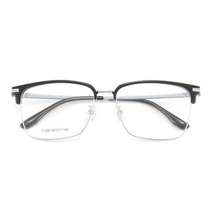 Gafas de lectura rectangulares de aleación Danyang para hombre, modelo 71026, montura completa, cómodas, para negocios y desplazamientos. - Product Image 1