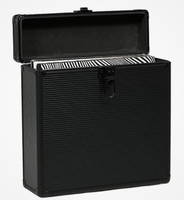 Boîtier d'enregistrement personnalisable ODM Aluminium LP 12 \ "avec stockage en vinyle Caractéristiques de transport