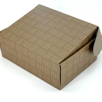 Caja de Embalaje de Lujo Personalizada para Vestidos de Novia, Mini Caja de Cartón Corrugado con Impresión Marrón para Boutiques de Novias y Uso Minorista