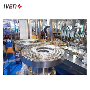 Iv Fluid Production Plant Healthcare Industry Compact Structure IV Fluid Production Plant Intravenous Fluids Dosing Washing Sealing And Packing Line