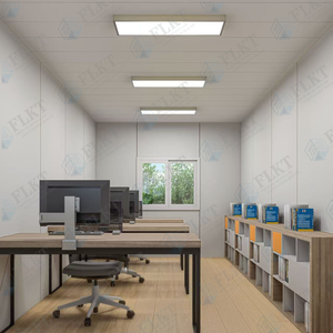 Cabina de Oficina Temporal Móvil FLKT, Casa Contenedor Plegable Prefabricada Modular Lista para Usar - Product Image 3