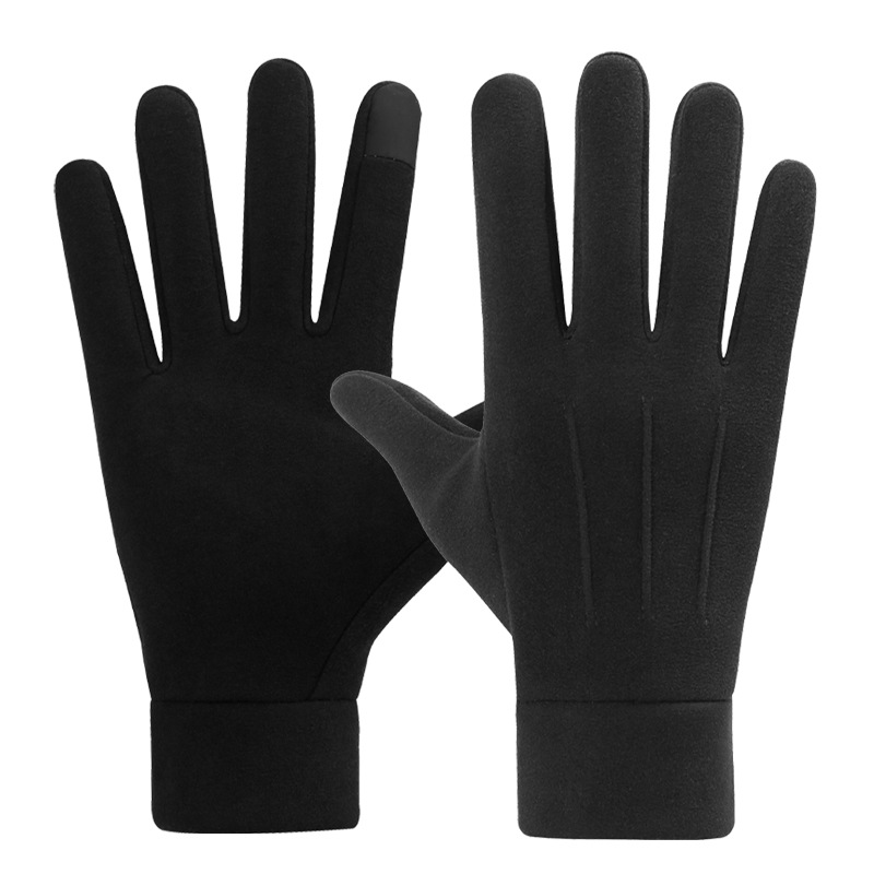 Горячая распродажа, простая и натуральная жаккардовая перчатка с тиснением, подходящая для различных видов спорта, с сильным теплом