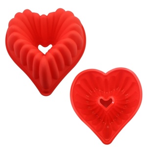 Molde de Silicona en Forma de Corazón Tangchu para el Día de San Valentín, para Repostería Francesa, Mousse y Herramientas para Hornear Pasteles Franceses - Product Image 4