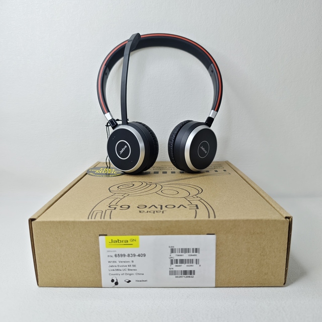 Evolve 65 Office Headset, Noise Reduction Call Headphone