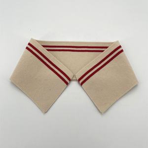 Kerah Rajut Pipih dan Kain Bergaris Keras untuk Trim Leher Kaos Polo - Product Image 5