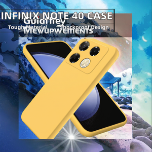 Infinix Note 40 Pro + Note 40 Pro 4G 5G Slim Matte Mềm Silicone Trở Lại Trường Hợp Chất Lượng Cao Kinh Doanh Thiết Kế Điện Thoại Di Động Trường Hợp - Product Image 3