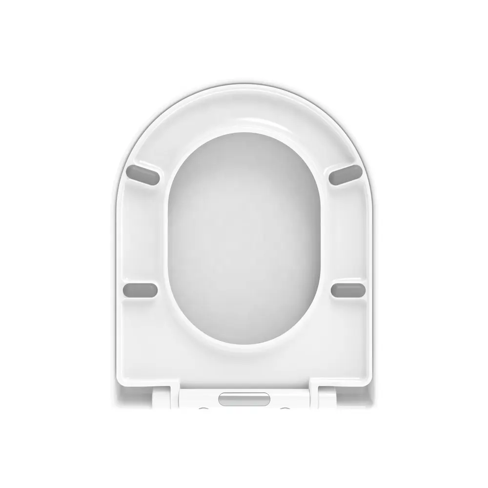 Sunten SU004 Europäische Norm D-Form UF-Toiletten sitze Soft-Close-Schnellverschluss-Toiletten sitze