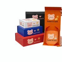 Boîte cadeau personnalisée avec logo de dessin animé, boîte pliable personnalisée, boîte en papier écologique, impression numérique, anti-écrasement, emballage cadeau en vrac