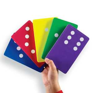 Juego de dominó gigante-Juguete de jardín de espuma EVA Jumbo para niños y adultos-Diversión interior y exterior incluye 28 piezas grandes de dominó - Product Image 2