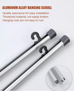 מותאם אישית מסחר חג המולד מופע תלוי דו-בלומסלול בד תקרת קיר תלייה דגלים בקניון - Product Image 5