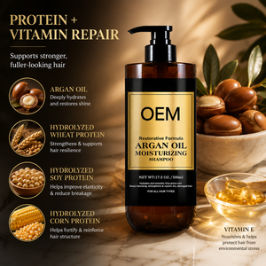 OEM ODM 500ml Argan Oil <b>Moisturizing</b> <b>Shampoo</b> Deep Cleansing Nourishing Repairing Sulfate Free Argan Oil <b>Shampoo</b> - Product Image 2