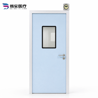 Porte anti-panique intérieure moderne en acier inoxydable, coupe-feu, à battant libre, pour hôpital, hall d'observation, appartement, atelier, hôtel