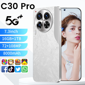 Barato Original C30 Pro 1TB 5G Smartphone 7,3 pulgadas Dual SIM Deca Core LTE 108MP Cámara trasera 144Hz para jugadores de habla inglesa - Product Image 5
