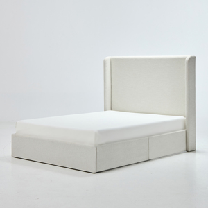 OE HOME Cama Queen Moderna Ajustable con Cabecero Tapizado de Plataforma de 54 Pulgadas de Alto, Cabecero de Madera de Roble y Tela para Dormitorio - Product Image 6