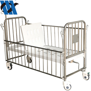 Lit d'hôpital manuel médical BDB01 pour enfants fonction unique avec rails latéraux réglables à la maison ou à l'hôpital - Product Image 4