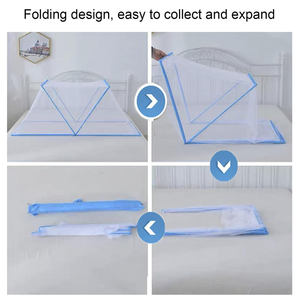 Couverture de lit pliable Portable anti-moustiques couverture filet tente pliante moustiquaire couverture pour lit - Product Image 2