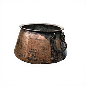 Antique Design Round Shape Coal <b>Bucket</b> Finest Quality Customized Size Copper Coal <b>Bucket</b> For Top Selling - Product Image 1