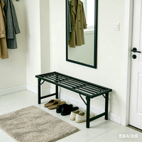Banc pliant robuste tout acier moderne, portable et peu encombrant, facile à monter pour le camping, la salle de sport, l'école, l'hôtel et les événements en plein air